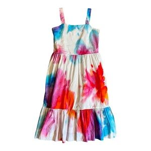 Tanya Taylor Mini Gia Dress in Pigment Splash Neon size L